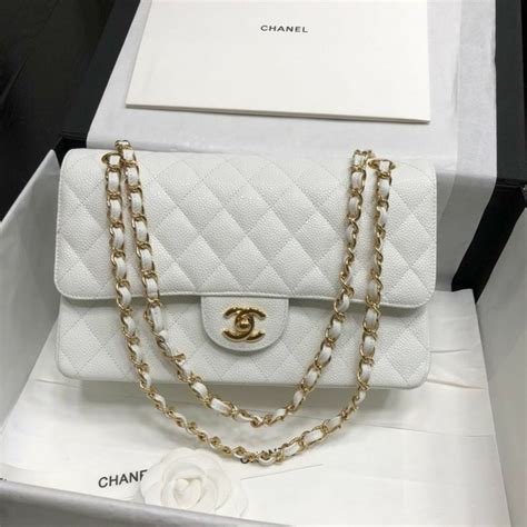 white chanel shoulder bag|chanel shoulder bag price.